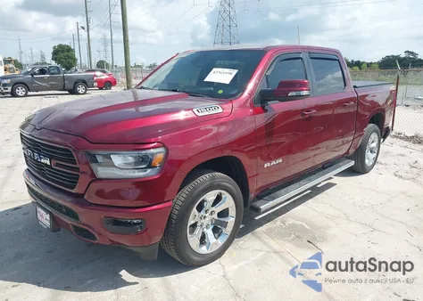 2021 Ram 1500 Big Horn 4X4 5'7 Box из США, поврежденный, VIN 1C6SRFFT6MN533571